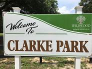 Clarke Park Sign