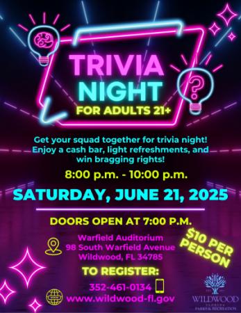 Trivia Night 6/21/25