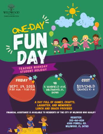 One-Day Fun Day 9/19/25