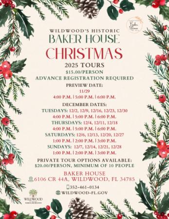 Baker House Christmas Tours Baker House Christmas Tours