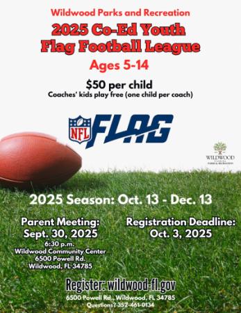 Fall 2025 Youth Flag Football