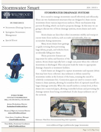 Stormwater Smart Newsletter - 2024 Issue 1